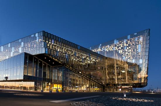 harpa concert hall and conference center. reykjavík iceland
